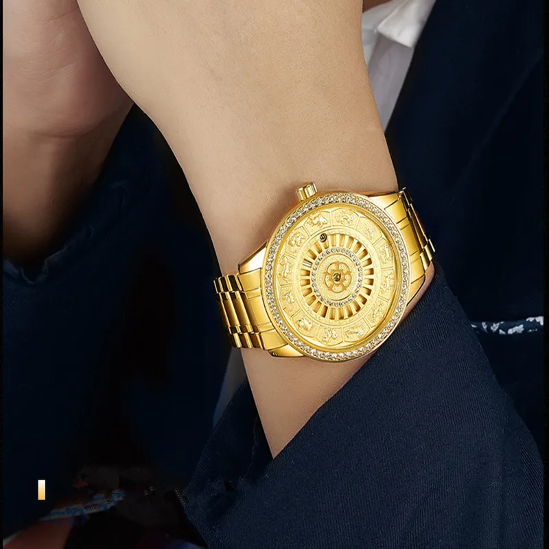 02018 New TEVISE Zodiac Signs Men Watch Automatic Mechanical Wristwatches Limited Edition Watch Men Gold Male Clock saat erkekler (14)