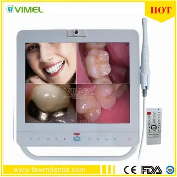 

Dental Equipment 15 Inch Wired Monitor VGA+VIDEO+USB with Oral Camera System