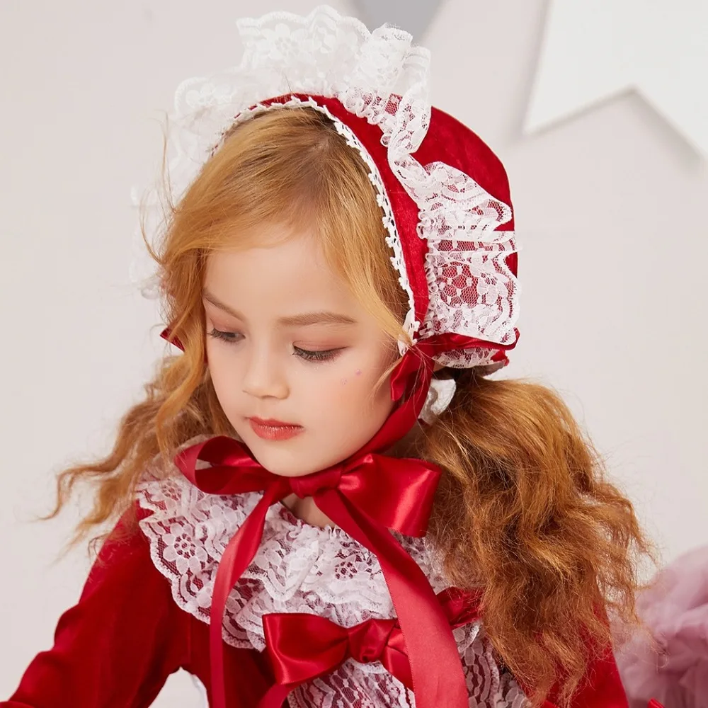 Аниме; маскарадный костюм для маленьких девочек; милое платье в стиле Лолиты; милый костюм для девочек с красной шапочкой; костюм на Хэллоуин для девочек