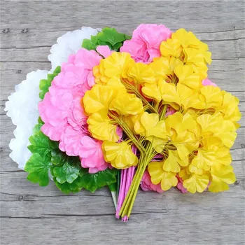 

Fake Ginkgo Branch (5 Stems/piece) Simulation Ginkgo Biloba Greenery Plant for Wedding Home Showcase Decorative Artificial Plant