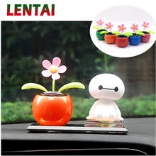 LENTAI, 1 шт., автомобильные качающиеся головки, Цветочный стиль, солнечные аксессуары для Ford Focus 2 3 Fiesta Mondeo MK4 Ranger Toyota Corolla chr RAV4