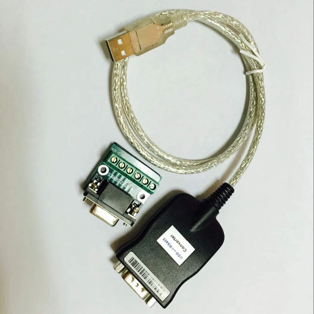 USB To RS485 Adapter Cable - DB9 Male Serial, PL2303 Chip, Supports Windows 10/11, 10Mb/s