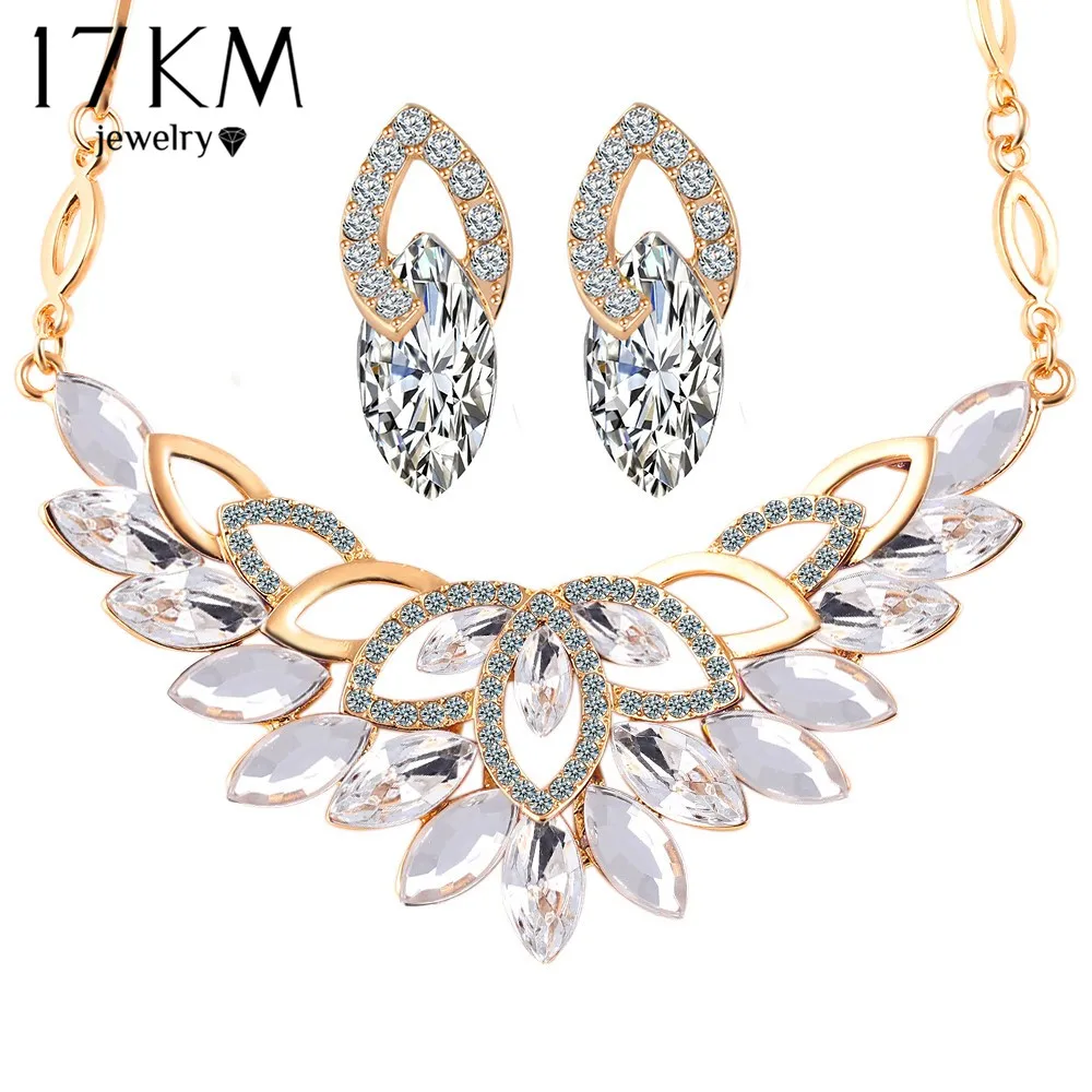flower wedding jewelry sets