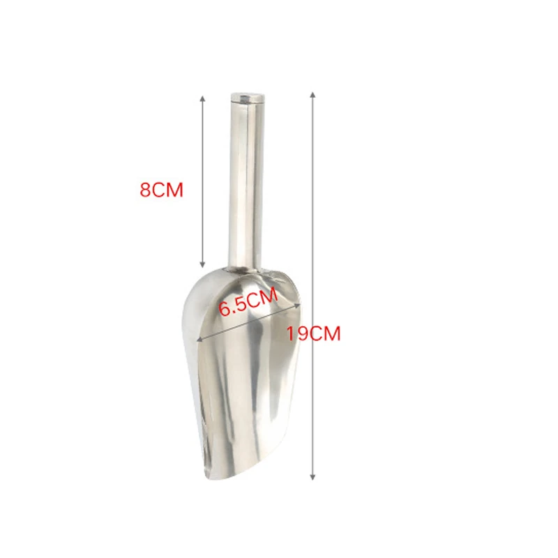 1pcs Aluminum Alloy Bar Candy Scoop Shovel Scoop Round Bar Pub Home Ice Cubes Spice Candy Flour Nut Scoop Spoon Wedding Buffet - Image 6