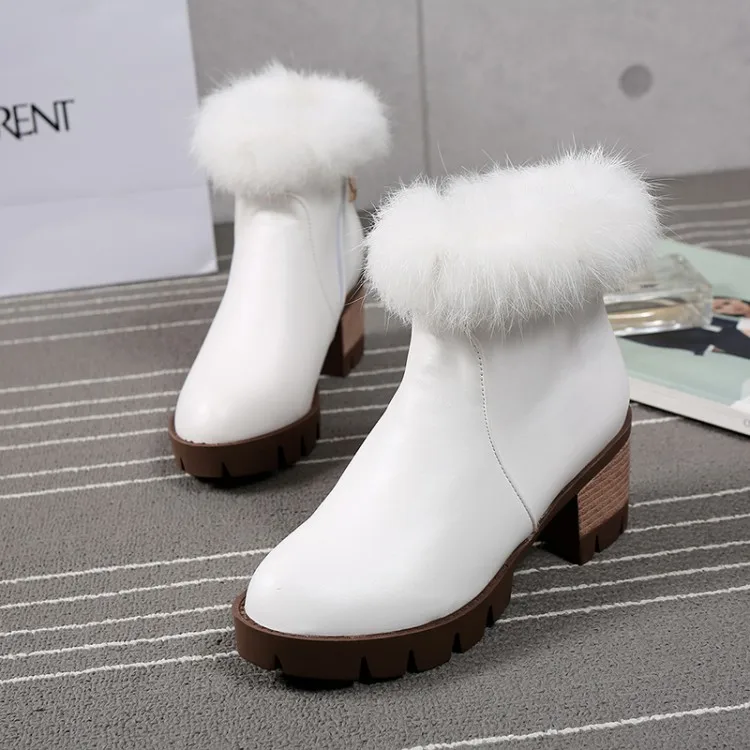 Г. зимние ботинки Botas Mujer, модные Ботильоны винтажные брендовые теплые зимние женские ботинки на низком каблуке высокое качество, 999-1