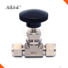 Высокое давление 3000psi нержавеющая сталь 316 1/2 дюйма игольчатый клапан