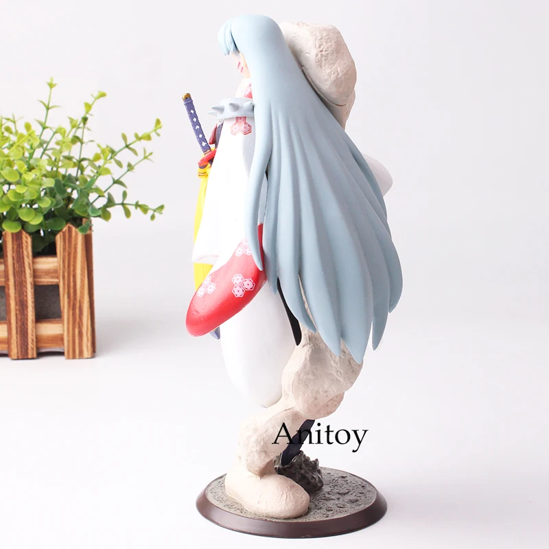 InuYasha фигурка InuYasha Аниме Sesshoumaru фигурка игрушка в подарок 22 см KT4669