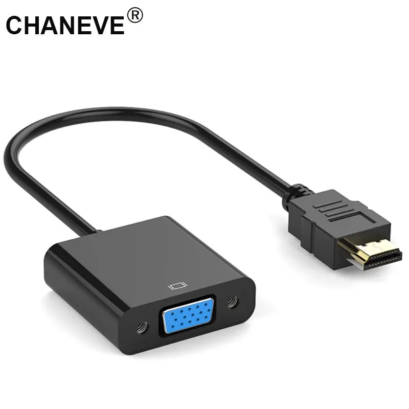 CHANEVE HDMI VGA адаптер конвертер 1080P цифро аналоговый видео аудио для ПК ноутбука
