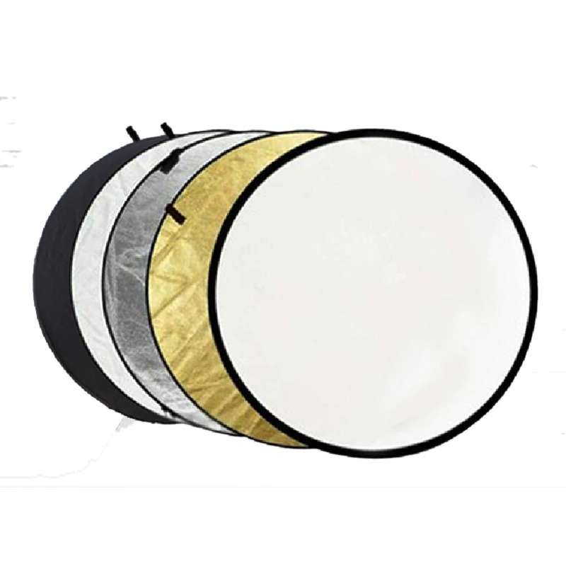 

60cm 5 in 1 Portable Collapsible Light Round Photography Reflector for Studio Multi Photo Disc