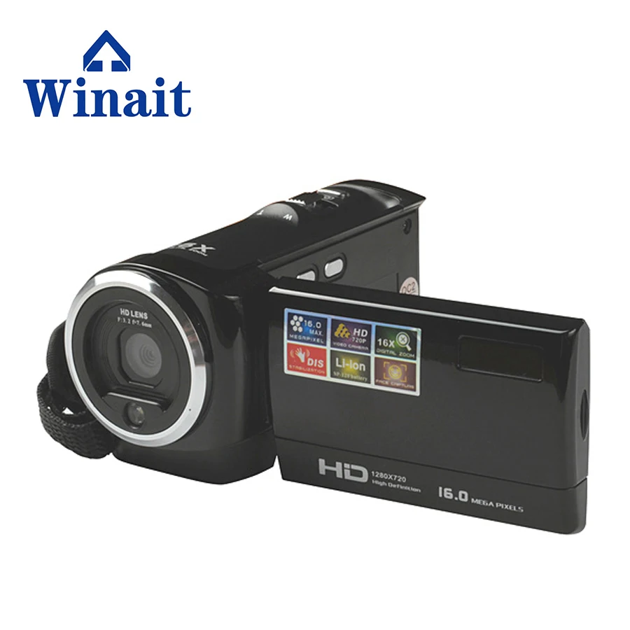 

Winait Electronic Image Stabilization DV-C6 digital video camera with rotating LCD screen