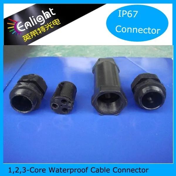 1-3 жильный светодиодный водонепроницаемый кабельный разъем/клемма
