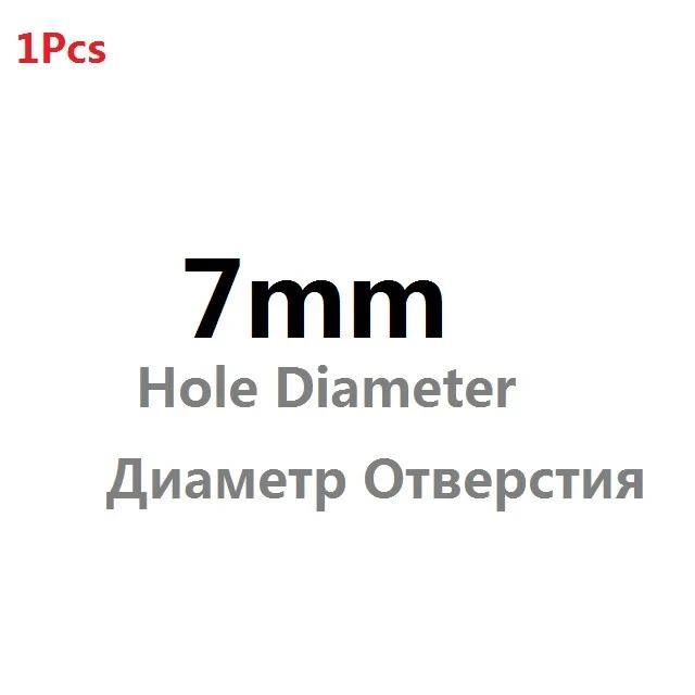 1 шт., 4-29 мм, ручной инструмент для рукоделия, дырокол, кожаный ремень, Круглый, дырокол, немецкий, полый, кожаный, книжный ремень - Цвет: 7mm