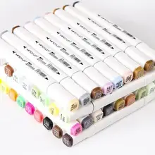 Лазерный маркер 30/40/60/80/168 Цвет алкогольных жирной чернила на водной основе набор маркеров для живописи лучше всего подходит для манга двойной головой художественный эскиз маркеры