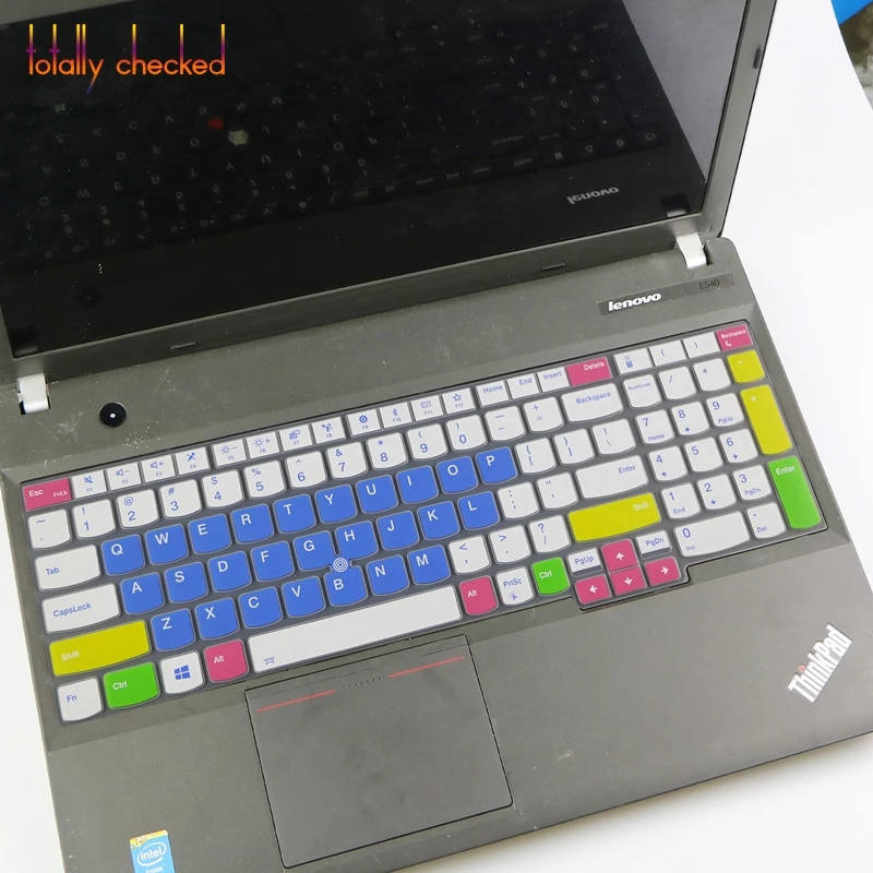 Силиконовая клавиатура для ноутбука L580 15 ''для lenovo ThinkPad T590 E590 P51S P52S E580 T570 T580 15,6 дюймов - Цвет: candyblue