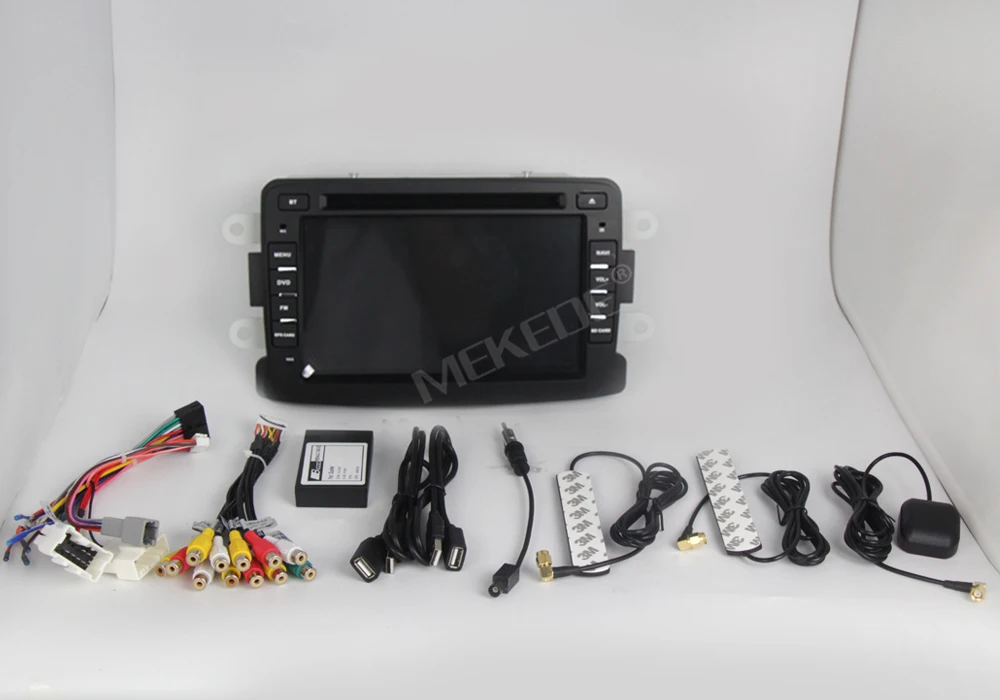 Top MEKEDE 7 inch Android 7.1 Car DVD Player For Dacia Sandero Duster  Captur Lada Xray 2 Logan 2 RAM 4G WIFI GPS Navigation 30