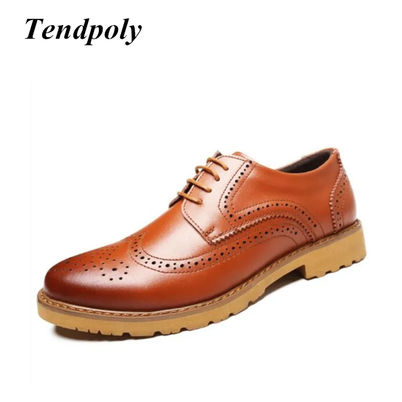 

2018 new leather fashion men's shoes spring and summer business increased men's shoes hot paragraph wild British style casual