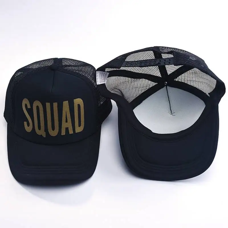 

MYZOPER BRIDE SQUAD Letter 2019 Fashion New Unisex Summer Hat Adjustable Tide Solid Color Baseball Cap Adult Cap