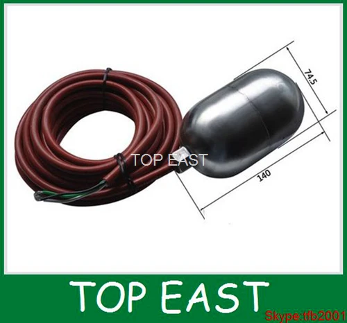 

Free Shipping ! High Temperature Cable type ball level switch float switch cable float switch float level controller