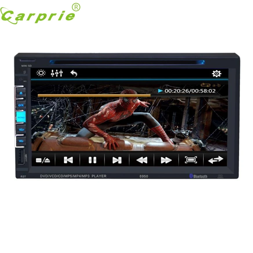 

New Arrival 7" Touchscreen Bluetooth Car Stereo DVD/CD/MP3 Player Double 2Din In Dash USB SD dr15