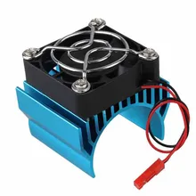 540 550 мотор теплоотвод покрывающая телефон по всей поверхности+ вентилятор охлаждения радиатора RC Запчасти бесщеточный Алюминий Electric1/10 для HSP масштаба р/у машинка Himoto Redcat