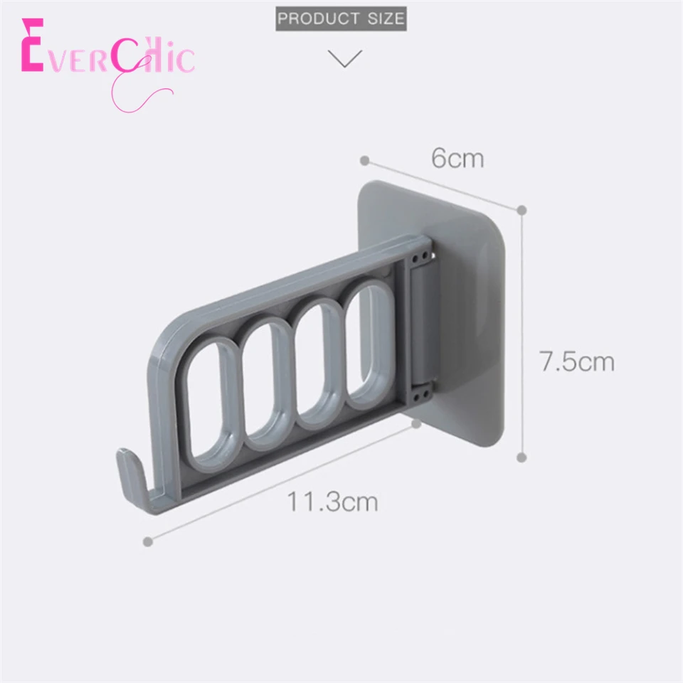 Не оставляющий следов пластиковый крючок для вешалки настенный стеллаж для хранения одежды настенный Многофункциональный складной липкий крючок