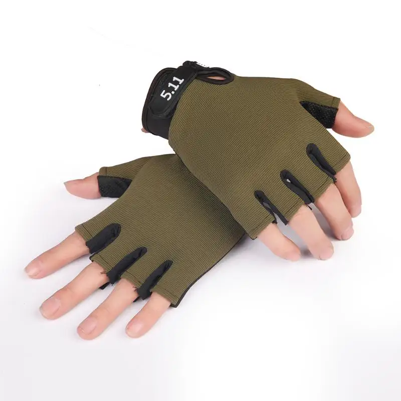 

Bike Gloves Half Finger Military Camouflage Gloves Combat Half Finger Outdoor Sport Fitness Gym Riding Fingerless Gloves