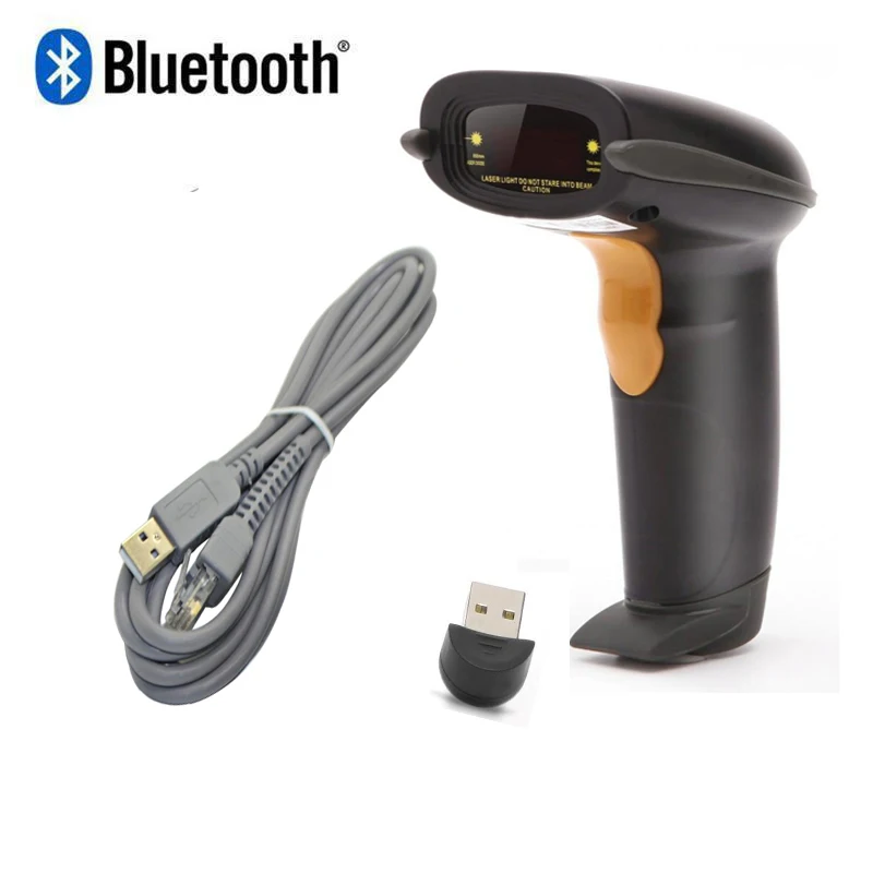 Portable USB Wireless Bluetooth Barcode Scanner code reader for windows