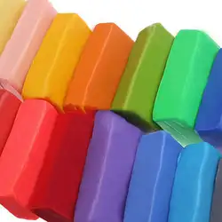 12 цветов DIY ремесло мягкая полимерная глина пластилиновые блоки Fimo эффект Моделирование игрушки Смешные красочные Educational развивающие