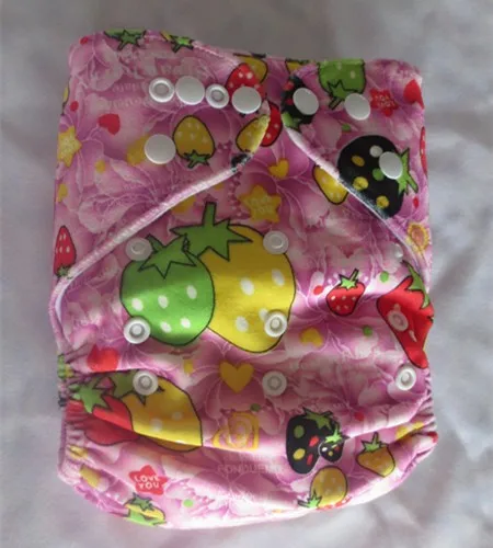 

Naughty Baby 6pcs Pack Pocket Washable Adjustable Cloth Diaper with 2 Inserts Each Free Shipping