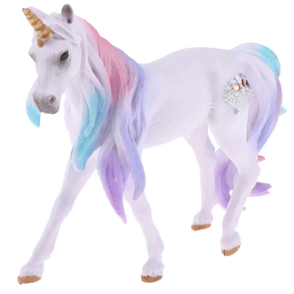 Lifelike Plastic Animal Figure Kids Toy Animal Model Horse Figurine Home Living Room Decor Educational Toys For Children