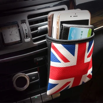 

Car Air Vent Outlet Phone Holder Pocket Storage Organizer Hanging Bag For BMW MINI COOPER One+ S JCW Car Styling Accessories