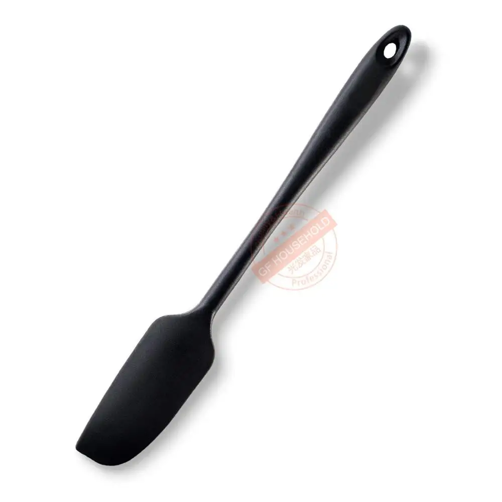 

Long Handle Silicone Jar Spatula, BPA Free 600ºF Heat-Resistant Non-Stick Rubber Spatula-Silicone Kitchen Scraper for Jars