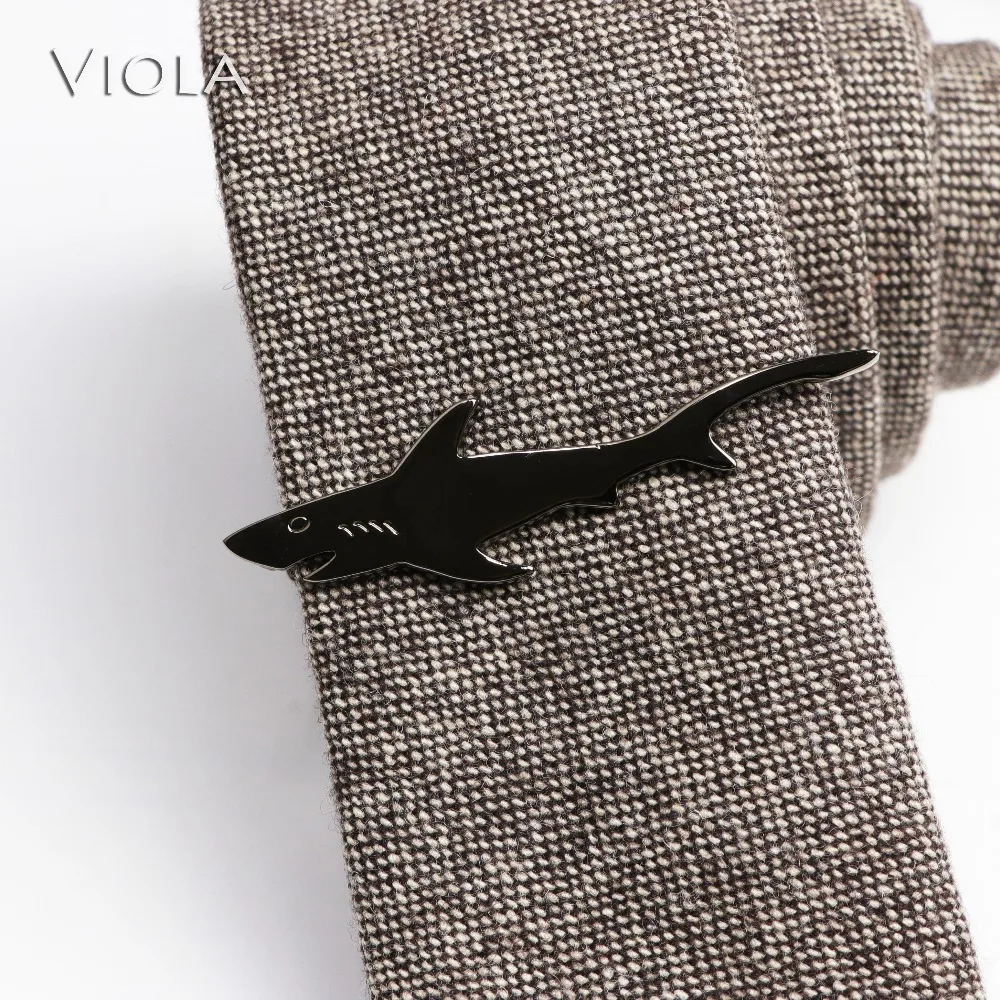 Модный Роскошный медный телефонный галстук для бороды акулы Кита мужские