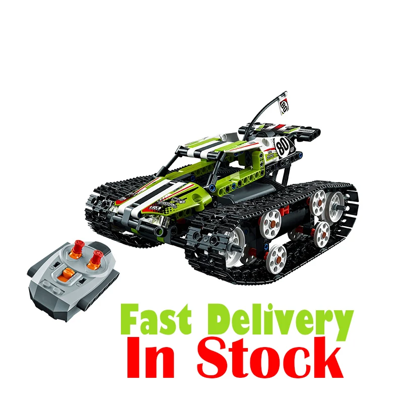 LEPIN 20033 397Pcs Technic Radio Controlled Tracked Racer Model Building Kits Blocks Bricks Toys Gift 42065 LEPIN 20033 397Pcs Technic Radio Controlled Tracked Racer Model Building Kits Blocks Bricks Toys Gift 42065