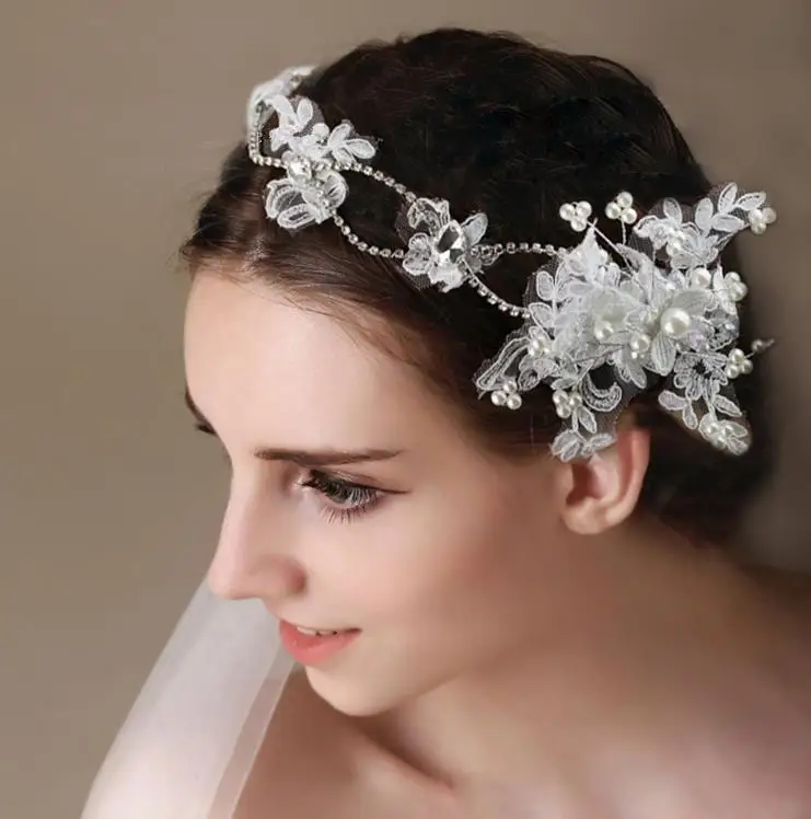 Buy Handmade Crystal Bridal Headband Head Jewelry
