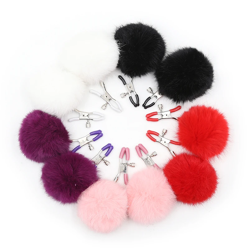 Los accesorios exóticos lindo conejo de peluche de juguete 1 par abrazaderas de pezón Pinzas Pezones juguetes par de juegos SM mama fetiche coqueteando juegos para adultos Los accesorios exóticos lindo conejo de peluche de juguete 1 par abrazaderas de pezón Pinzas Pezones juguetes par de juegos SM mama fetiche coqueteando juegos para adultos