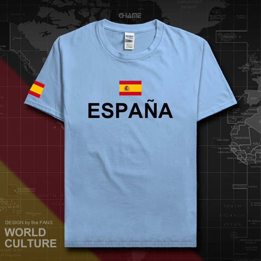 Футболка мужская с надписью Kingdom of Spain 2017 хлопок|Футболки| |