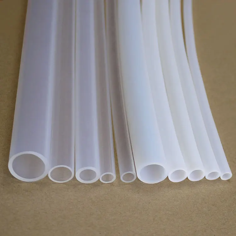 

White Clear ID 2.5mm x 4mm OD F46 Insulated PTFE Tube Capillary Teflon Protect Rigid Pipe Temperature Corrosion Resistance 600V