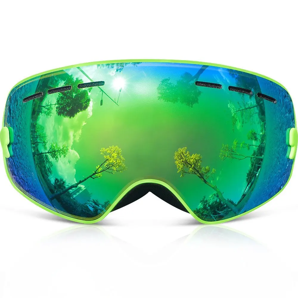 Benice Kids Ski Goggles Double lens UV400 anti fog ski glasses snow