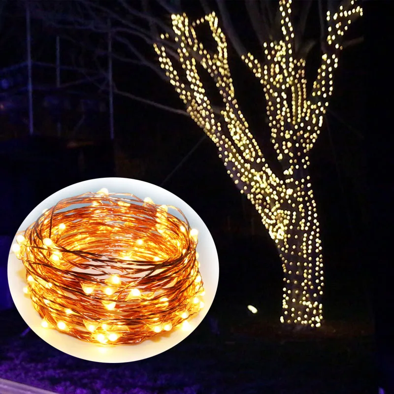 outdoor string lights 30m