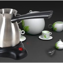 Кофейник из нержавеющей стали 304 термостат с подогревом кофейник кипящий кофейник анти-перелив Электрический турецкий емкость для молока