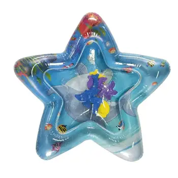 

Baby Pentagram Inflatable Water Pad Spray Inflatable Marine Bio Mat Ice Pad Infant Inflatable Patted Game Water Pad Toys Gift