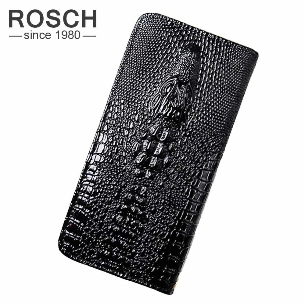  HOT High Quality Brand Women Wallet 2016 Luxury Female Purses PU Leather 3D Alligator Crocodile Zipper Long Clutch Lady Wallets 