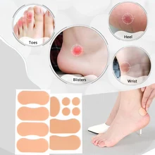 5 см Упаковка анти-наклейки-Подпятники Уход за ногами PE вспененный хлопок материал наклейка пятки анти-истирание патч