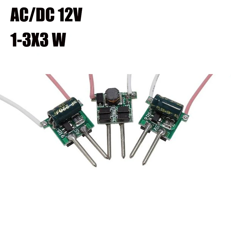 

10 Pieces 12V LED Driver 2 Pin 1-3x3W 600ma Constant Current Drive Transformer