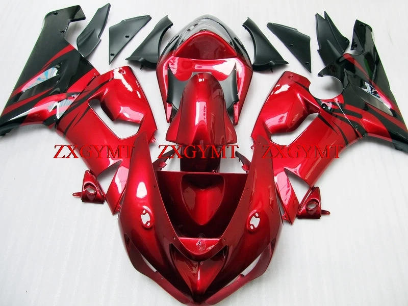 

Full Body Kits for 636 ZX-6r 2005 - 2006 Motorcycle Fairing ZX6r 636 2005 Black Red Plastic Fairings 636 ZX-6r 2006