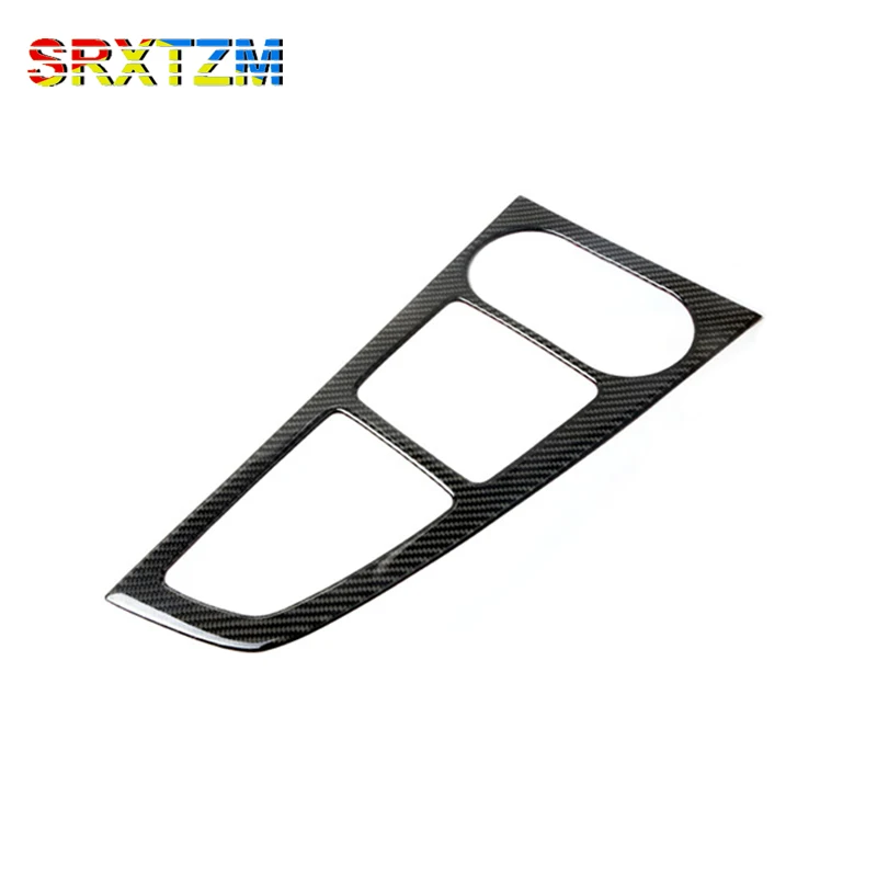 

Панель переключения передач из углеродного волокна, декоративная крышка, стикер для стайлинга автомобиля, автомобильные аксессуары для Audi A4 B9 2016 2017