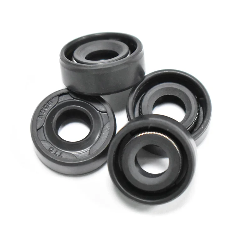 

10pcs/lot Black Oil Seal Ring Replacements 7mm*8mm*18mm Wearable Breadmaker Sorbet Machine blender spare parts