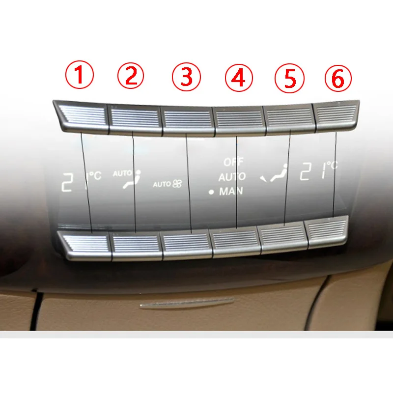 

Rear Air Conditioner Button Rear Air Outlet Adjustment Switch Button For Mercedes-Benz W221 S-class S300 s500