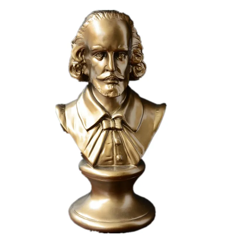 

Musician William Shakespeare Beethoven Mozart Figurine Art Sculpture Classical Statue Resin Art&Craft Home Decoration R467